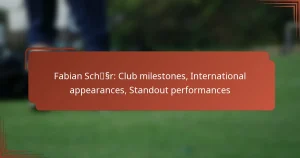 Fabian Schär: Club milestones, International appearances, Standout performances